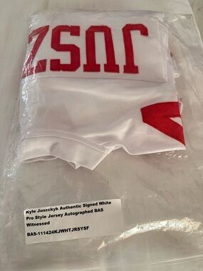 Autographed White Pro Style Jersey - Kyle Juszczyk
